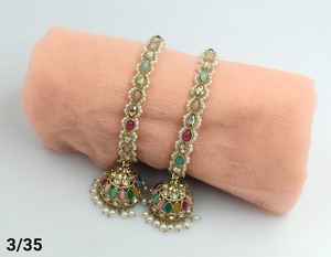 Indian Fashionable and Traditional Brass Bangles <b>Women</b> Wedding Bangles <b>for</b> <b>Women</b> and Girls - Product Image 1