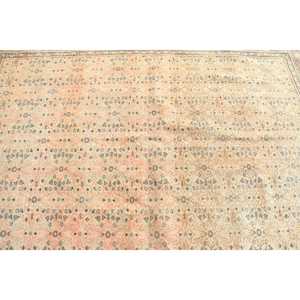 5x7.3 ft Turkish <b>Brown</b> <b>Wool</b> Eco-Friendly Patchwork Rug with Latex Backing Vintage Bordered Home Decor - Product Image 4