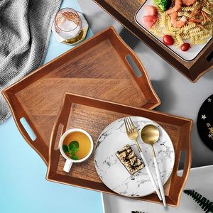 Plateau en bois de manguier de haute qualité, écologique, sur mesure, grand format et forme personnalisée, avec poignée, pour table basse, petit-déjeuner, dîner, bar. - Product Image 3