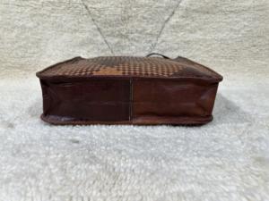 Morocco Design Moroccan Leather <b>Women's</b> Handmade Satchel <b>Bag</b> Boho Berber Vintage Style Genuine Leather Zipper Closure - Product Image 6