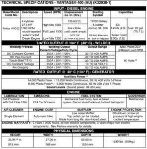 เครื่องเชื่อม NEW LINCOLN VANTAGE 400 - Product Image 6