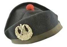 หมวกสีดำทาร์มอัลสก็อตฝากระโปรงหน้าของสก็อต,หมวกสีดำแทมมี่เชียงเชียร์สก็อตสีเทาของสก็อต