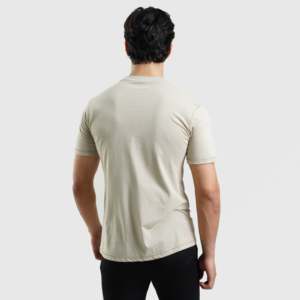 เสื้อยืดแขนสั้น M124 สีเบจ ผ้าโพลีเอสเตอร์ 100% เนื้อหนา พิมพ์ลายกราฟิก ทรงหลวม แต่เข้ารูป พร้อมลายโลโก้ - Product Image 2