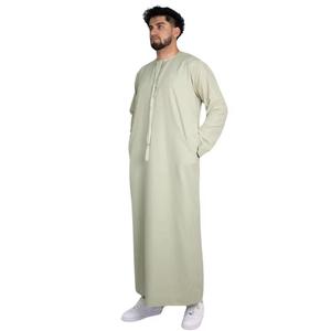 ชุดญุบบะห์แบบอาหรับสำหรับเด็ก ปี 2025 ดีไซน์ใหม่ ผ้าฝ้ายน้ำหนักเบา ระบายอากาศได้ดี ปักลายเรียบง่าย เหมาะสำหรับงานอีด งานแต่งงาน หรือใส่ไปมัสยิด - Product Image 3