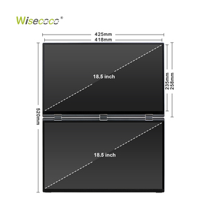 Écran <span class=keywords><strong>portable</strong></span> LCD double écran FHD de 18,5 pouces, 1080p, pliable, écran intelligent pour ordinateur <span class=keywords><strong>portable</strong></span>, écran de jeu, écran d'ordinateur avec fonction tactile - Product Image 6