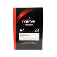 Cahier d'exercices Afrique du Sud Tanzanie Mozambique Ghana 2Q Cahier de comptage Freedom Feint Line et marge rouge