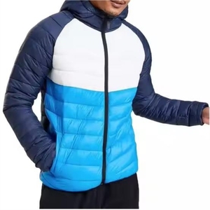Chaquetas cortavientos personalizadas impermeables con cuello levantado para hombre, chaquetas acolchadas con burbujas transpirables para lluvia y nieve - Product Image 1