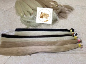 Venta caliente 100% Remy Virgin Silk Straight Extensiones de cabello humano vietnamita Super Double Drawn Cutícula alineada de Vietnam - Product Image 3
