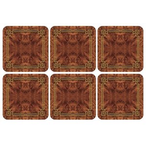 Luxury Wooden Walnut Coasters With Round <b>Edges</b> Customize Printed Design Best Durable and Eco Friendly for Table Decor India 2025 - Product Image 1