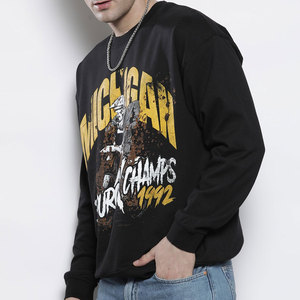 Regular Fit Buena calidad Ropa al aire libre Hombres Sudadera Básicos Algodón Mezclado Precio bajo Fleece Made Sudadera para hombre - Product Image 2