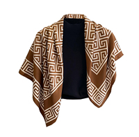 Look élégant Design chic foulard en soie porté comme enveloppement ou cravate foulard en soie couche essentielle toute l'année foulard en soie taux de gros OEM
