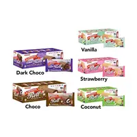 Best Buy London Swiss Roll Cake 22G X 24 Packungen X 12 Schachteln Aromen erhältlich Vanille schokolade Erdbeer-Kokosnuss geschmack
