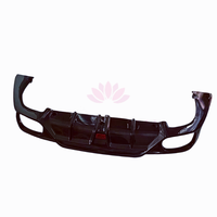 Jupe latérale de lèvre avant en fibre de carbone diffuseur arrière de feu de navigation prolongé aileron arrière pour kit de carrosserie Maserati Quattroporte 17-19