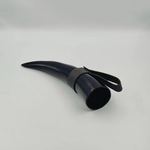 Cuerno para Beber Redondo, Moderno, Antiguo, Hecho a Mano, Ecológico, de Alta Calidad, para Venta al por Mayor por Crescent Crafts - Product Image 1