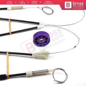 BWR459 Power <b>Window</b> <b>Regulator</b> Repair Set Front Left Door for Golf MK3 1H1 1H5 1991-1998 5-Door Vento Jetta 1H2 1992-1999 - Product Image 2