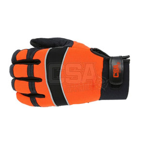 Gants de mécanicien en bon matériau de marque privée Gants de mécanicien en cuir personnalisés avec votre propre conception - Product Image 3