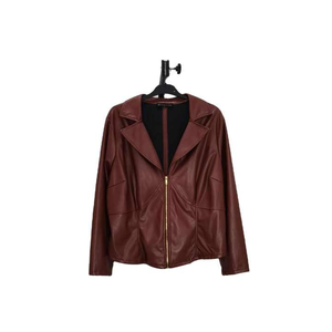 Trending Woman Varsity Jacket Mujer The Classic Faux Leather Moto Jacket Transpirable Mujer Leather Racer Jacket Streetwear Look - Product Image 4