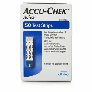 Tiras de prueba Accu-Chek Aviva 50 piezas