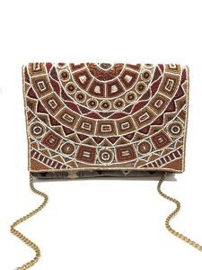 Sacs à main d'embrayage de broderie de perles de rocaille élégantes pour femmes pour filles et femmes pochette perlée - Product Image 3