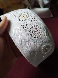 Alta calidad personalizado bordado omaní islámico Barkati Topi oración Tupi musulmán sombrero Kufi Cap Takke de Bangladesh - Product Image 5