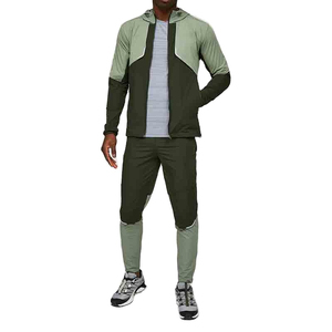 Conjunto de Chaqueta Deportiva Ligera de Poliéster y Elastano Personalizada de Alta Calidad y Popular para Hombre, Chándales 2026 - Product Image 1