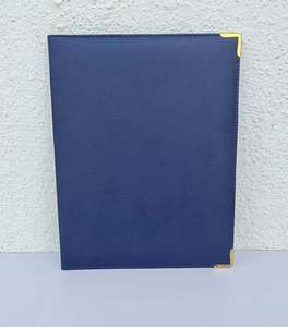 Brown Genuine Leather Certificate Portfolio <b>Filing</b> Products with Diploma Certificate Holder for Organization and Storage - Product Image 3