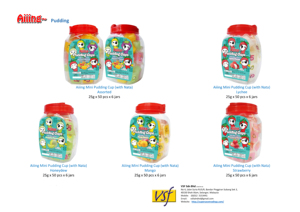 Aiiing Mini pouding fruité avec Nata De Coco (crème de noix de coco)-25g Lychee Coconut Pudding 2 - Product Image 3