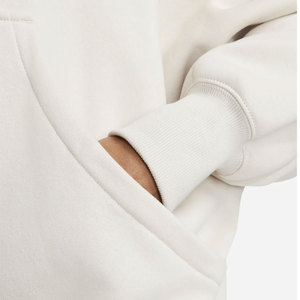 Jersey personalizado de peso pesado, Sudadera con capucha de lana de algodón de gran tamaño recortada para mujer, ropa de calle con bolsillos - Product Image 3