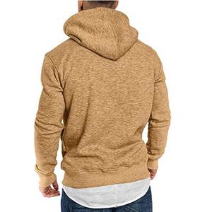 Sweats à capuche personnalisés pour hommes vêtements d'hiver en gros pull-over en éponge française polyester/coton teinté couleurs personnalisées tailles de haute qualité - Product Image 6