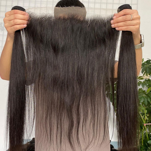 Pelucas de cabello humano de alta calidad, cabello sin procesar con encaje Frontal HD 13x4, 100% virgen, estilo vietnamita - Product Image 2