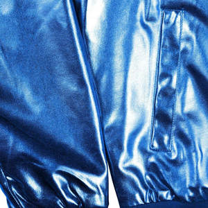 2023 nouveauté hommes High Street Style col montant Satin veste-couleur personnalisée et Logo en gros disponible - Product Image 4