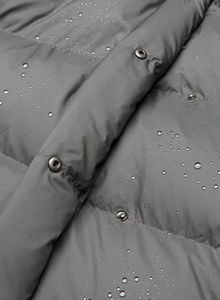 Respirant nouveauté femmes long brillant à capuche bouffant manteau épaissi blanc duvet de canard hiver pardessus - Product Image 6