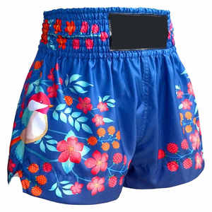 Artes marciales de alta calidad Muay Thai Shorts Hombres Ligero Wrestling Fight Wear Custom Made Sublimation MMA Shorts - Product Image 4