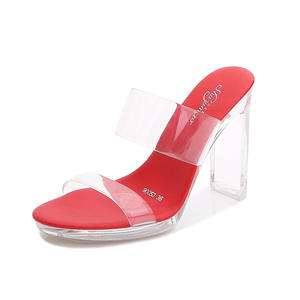 Sandalias de Tacón Alto de Moda para Mujer, de Cuero Genuino, Versátiles, Cómodas e Informales - Product Image 2