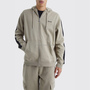 Men Custom Print and Label Streetwear Man Flare Sweatsuit French Terry Cargo Cool Stylish Sweat Tracksuit for Urban Adventures - Product Image 3