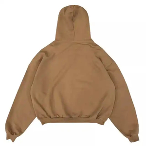 Sudadera con capucha y cremallera completa para hombre de gran tamaño y peso pesado para invierno Streetwear estilo Sudadera con capucha y sudaderas - Product Image 3