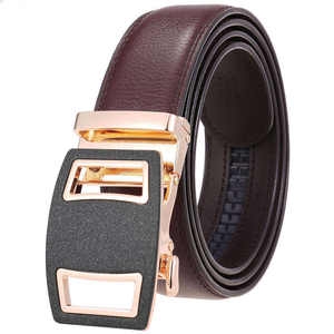 Ceinture décontractée vintage pour homme en cuir de vache véritable avec boucle en cuivre, durable, largeur 38 mm, longueur 110-125 cm - Product Image 4