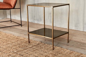 Table basse en laiton Antique en fer, tabouret de Restaurant d'hôtel, tabouret en métal moderne de haute qualité pour les acheteurs commerciaux, meilleure vente - Product Image 3