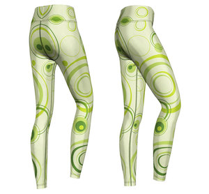 Leggings longs pour femmes, taille mi-haute, sexy, personnalisés, doux, respirants, écologiques, à bretelles, vente en gros - Product Image 3