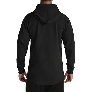High Quality Streetwear Cotton <b>Blended</b> Gym Fitness Hoodies Oversized Wholesale Men Gym Fitness Hoodies - Product Image 4