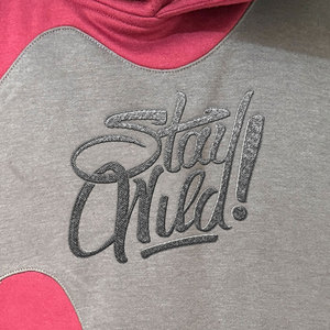 Sweat à capuche zippé en molleton 100 % coton personnalisé, coupe régulière, imprimé 3D en relief, surdimensionné, pour homme, avec poche unie, service OEM - Product Image 2