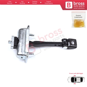 BDP1303 limiteur de sangle de contrôle d'arrêt de charnière de porte avant pour Citroen C3 MK3 208 2008 MK1 5 portes hayon 9671891380 Bross pièces automobiles - Product Image 4