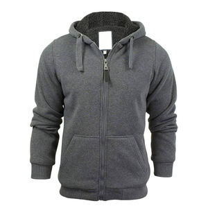 Premium Quality Men's <b>Full</b> <b>Zip</b> <b>Hoodie</b> Wholesale Casual Blank with Customizable Logo Winter Plain Dyed Clothing <b>Hoodie</b> for Men - Product Image 5