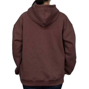 ¡Sudaderas con capucha de mujer de alta calidad Transpirable Color sólido Bajo MOQ Posición del logotipo frontal a la venta! - Product Image 3