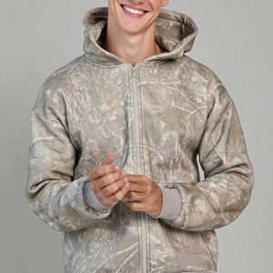 Conjunto Deportivo de Invierno para Hombre, con Capucha, Estampado de Camuflaje, Personalizable con Logotipo, de Alta Calidad y Estilo - Product Image 2