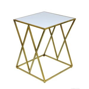 Tables d'appoint en bois de haute qualité Chambre à coucher moderne unique Salon Tables d'appoint uniques en métal Ensemble de meubles de maison - Product Image 1