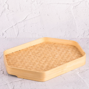 Multi-function Circle <b>Bamboo</b> Woven <b>Basket</b> with Handles 1/2/3 Layer Fruit Food Vegetable Storage Durable Handwoven Kitchen - Product Image 4