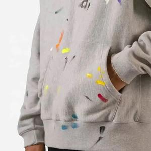 เสื้อมีฮู้ดผ้าฟลีซระบายอากาศได้สำหรับผู้ชายเสื้อผ้าลำลอง100% ฤดูหนาวออกแบบได้ตามต้องการ - Product Image 3