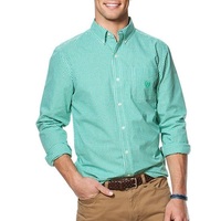 Kemeja Kantor Pria Formal Slim Fit Lengan Panjang Poliester/Katun Kasual Warna Solid Satin Bernapas Cepat Kering