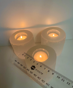 Candelabro de cristal y ágata, decoración del hogar - Product Image 3